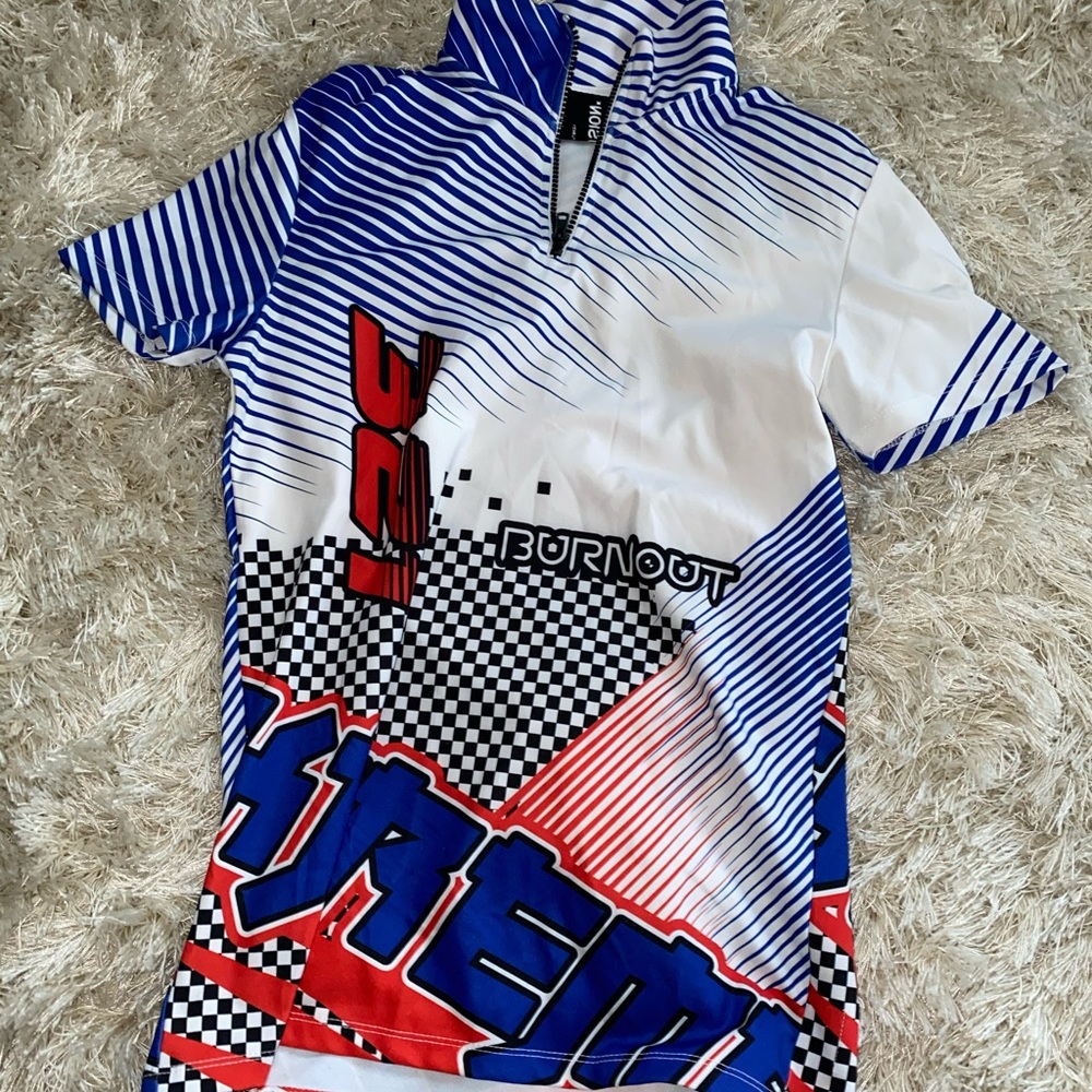 Spandex biking shirt